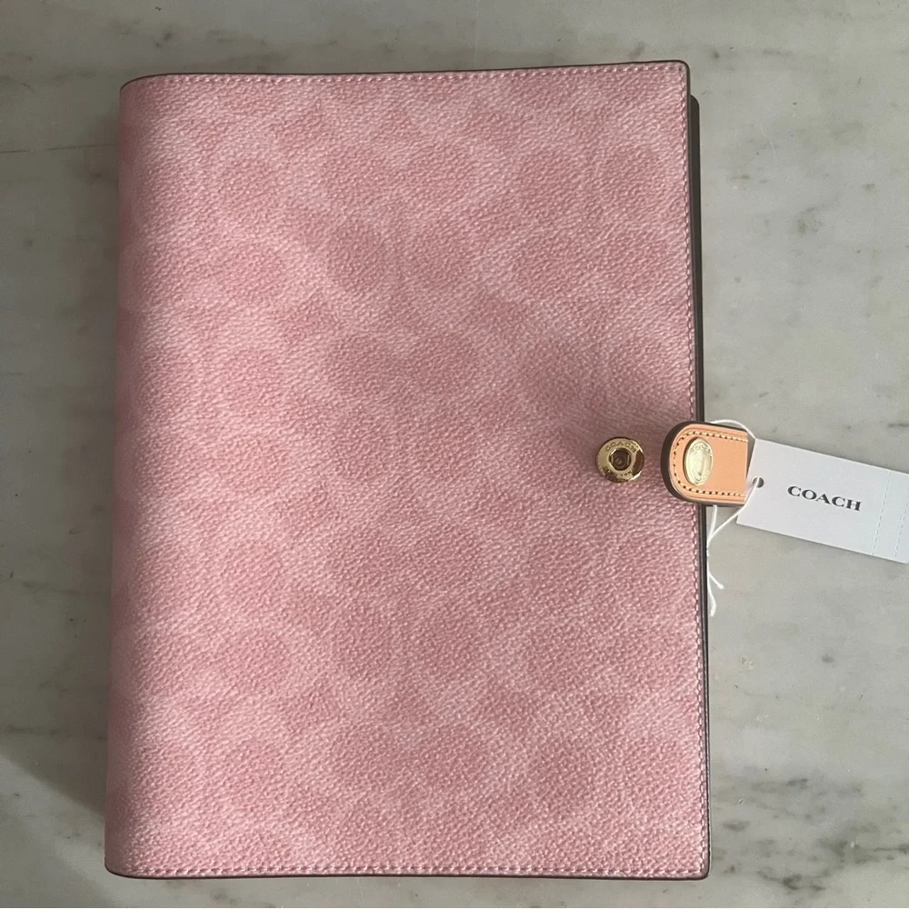 Coach Pink Notebook